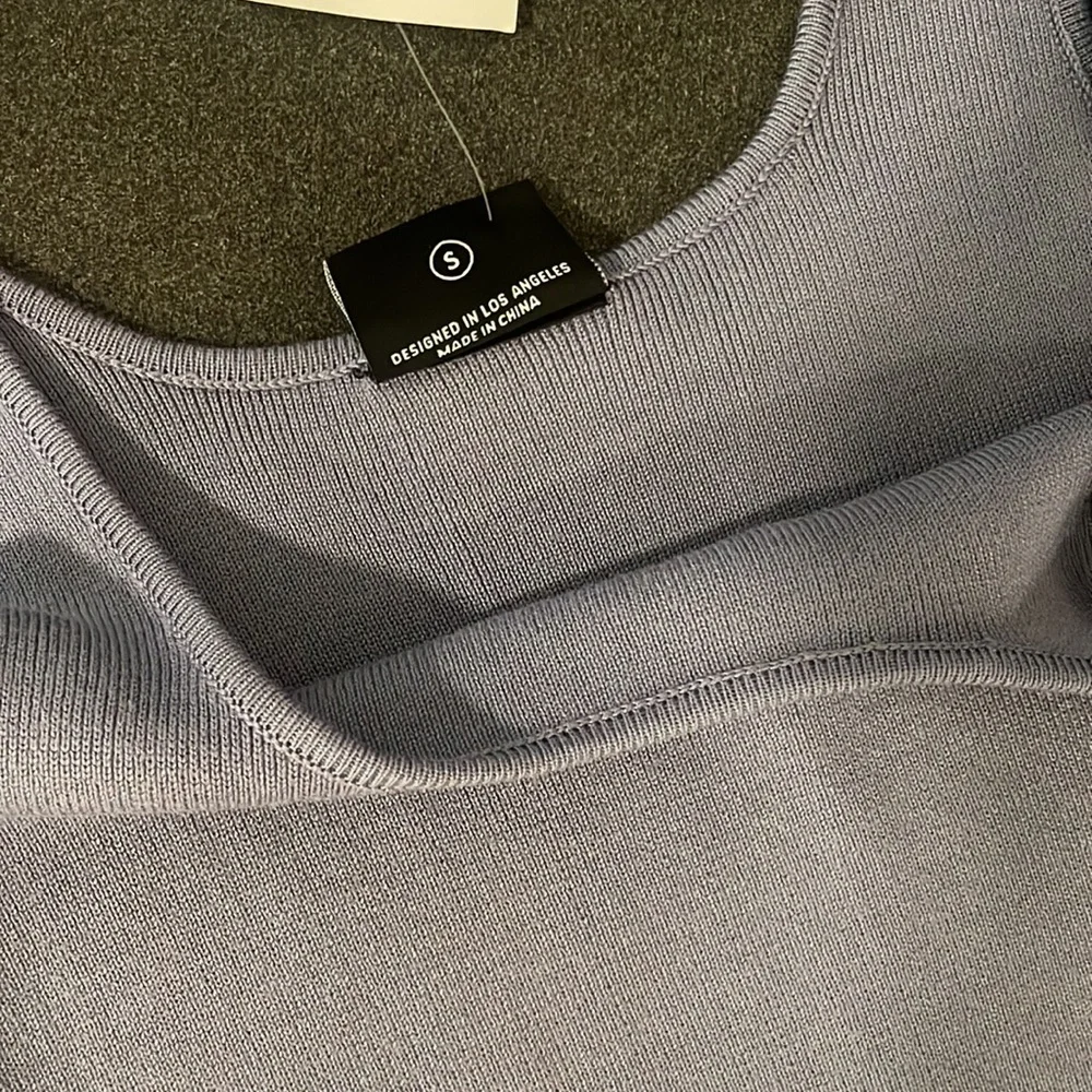 Boutique Blue Knit Slit Dress - Picture 9 of 9